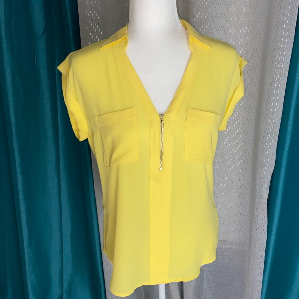 Yellow blouse